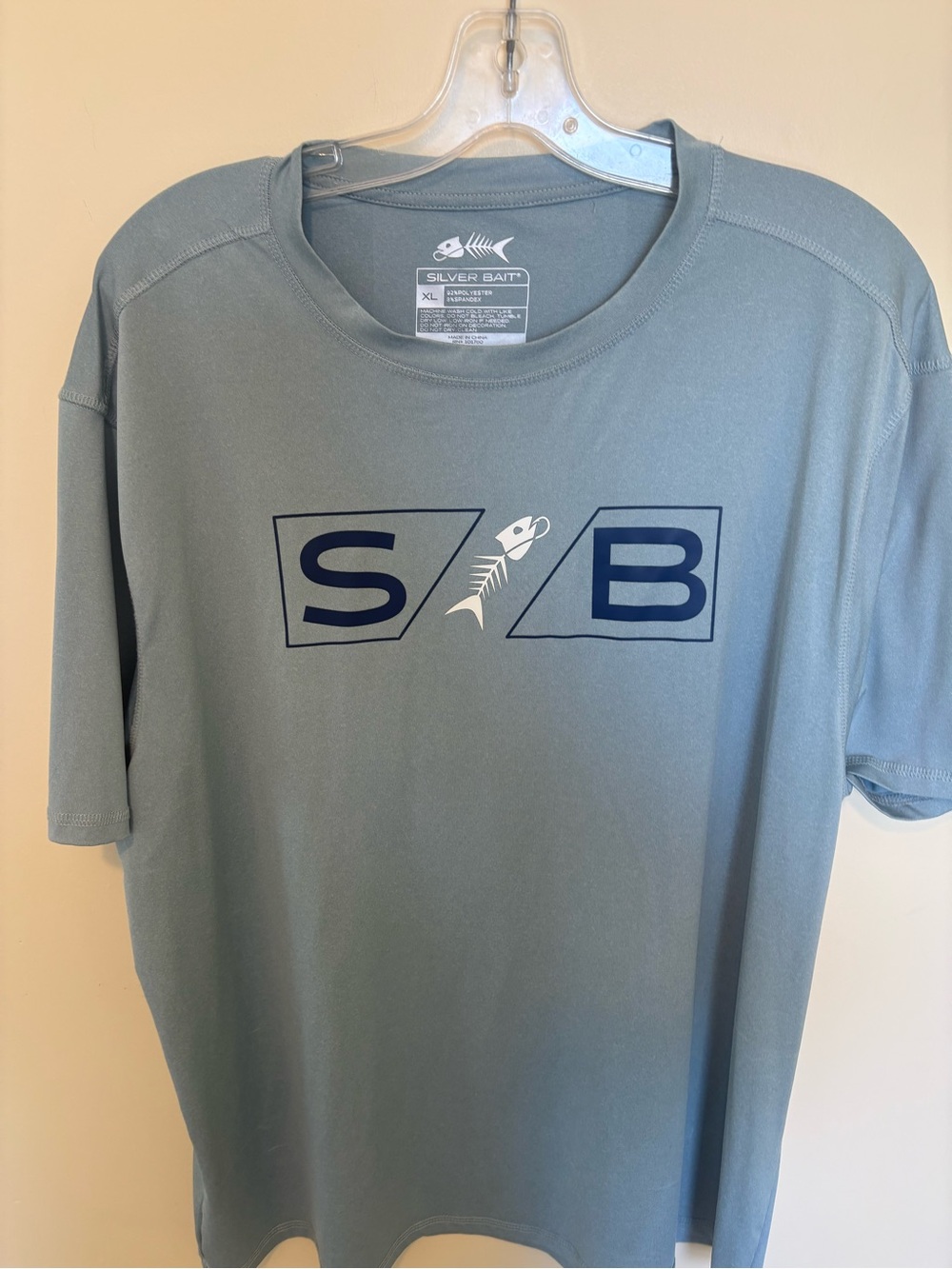 Silver Bait Men's Short-Sleeve Fishing Tee in Slate Blue